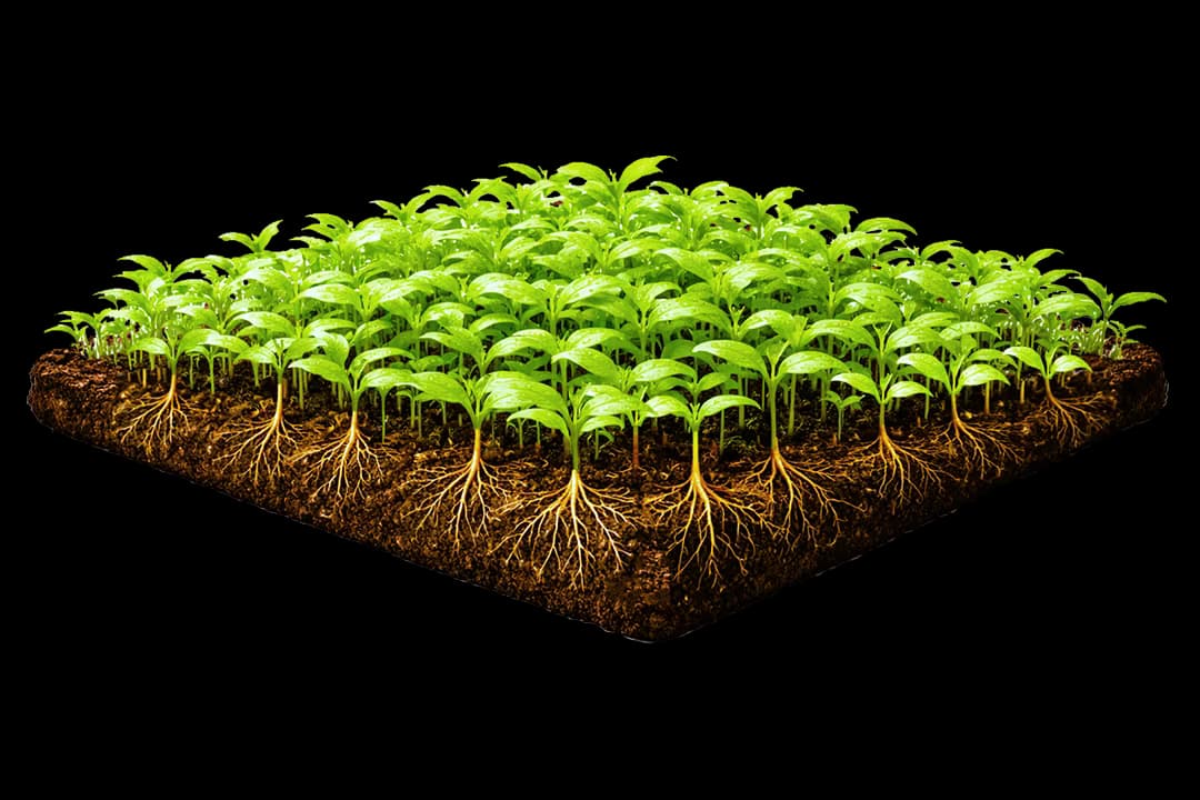 Seedlings with strong roots
